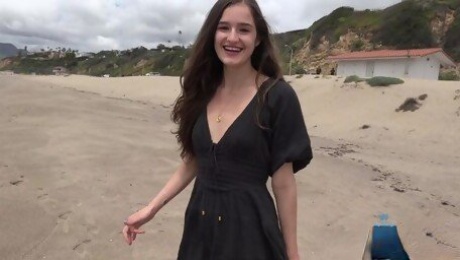 Hairy amateur Violet Viper loves pissing and having outdoors sex