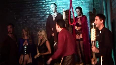 Whore sexy big boob fucked bareback by anal and cremapied by his friends big cocks 30