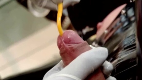Heavy Rubber Latex Piss Fetish - Blowjob Handjob Femdom - Catheter Treatment - Part 4